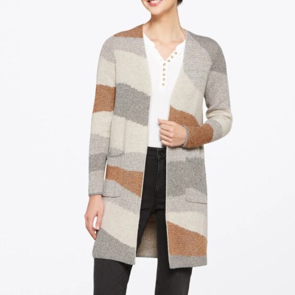 Fortune + Ivy Seamless Open Cardigan - Picture 3 of 5